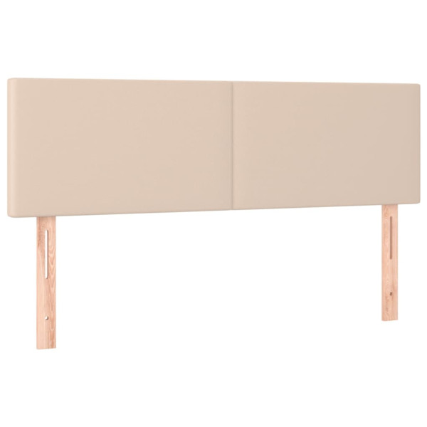 Wezgłowie Brąz 144 x 5 x 78/88 cm Sztuczna skóra vidaXL 535064