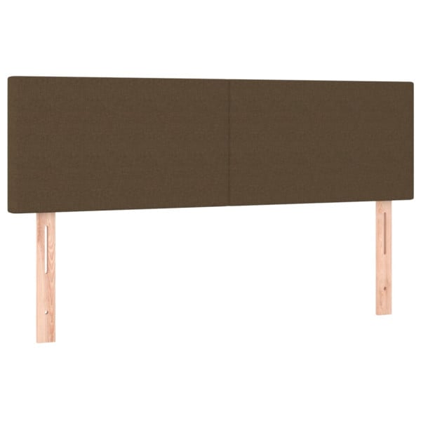 Wezgłowie Brąz 144 x 5 x 78/88 cm Tkanina vidaXL 532452