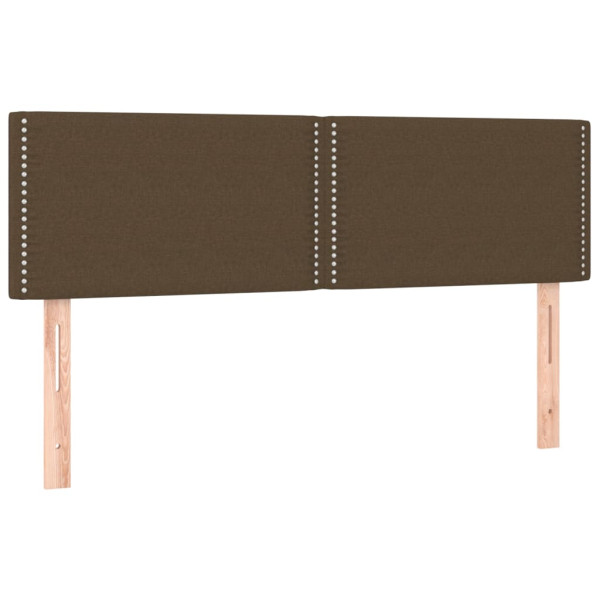 Wezgłowie Brąz 144 x 5 x 78/88 cm Tkanina vidaXL 533317