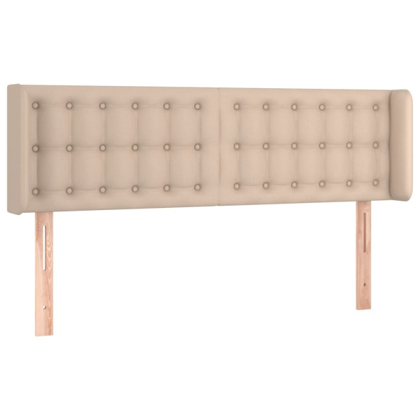 Wezgłowie Brąz 147 x 16 x 78/88 cm Sztuczna skóra vidaXL 521219