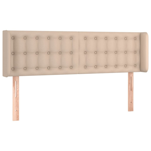 Wezgłowie Brąz 147 x 16 x 78/88 cm Sztuczna skóra vidaXL 521054