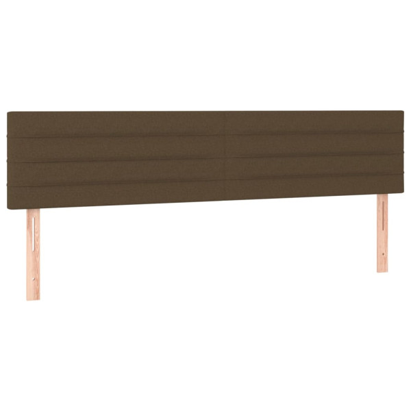 Wezgłowie Brąz 160 x 5 x 78/88 cm Tkanina vidaXL 523176