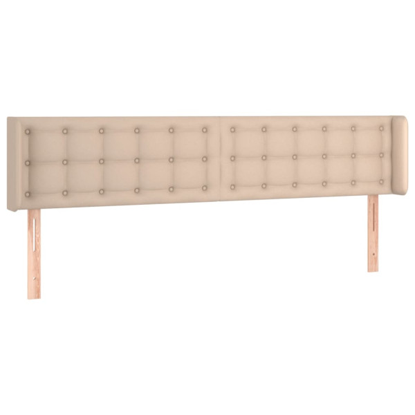 Wezgłowie Brąz 163 x 16 x 78/88 cm Sztuczna skóra vidaXL 521131