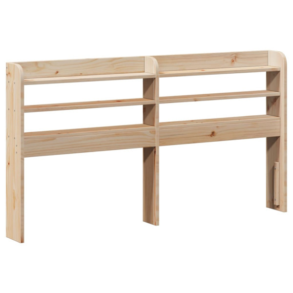 Wezgłowie Brąz 170 x 16 x 82 cm Drewno sosnowe vidaXL 515027
