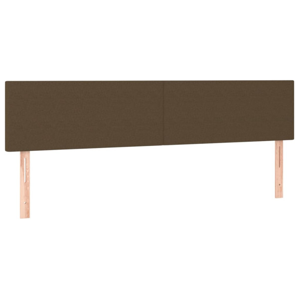 Wezgłowie Brąz 180 x 5 x 78/88 cm Tkanina vidaXL 533441