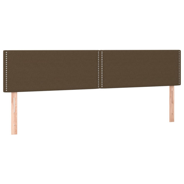 Wezgłowie Brąz 180 x 5 x 78/88 cm Tkanina vidaXL 532345
