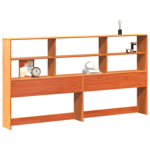Wezgłowie Brąz 200 cm Drewno vidaXL 514818