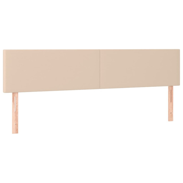 Wezgłowie Brąz 200 x 5 x 78/88 cm Sztuczna skóra vidaXL 532740
