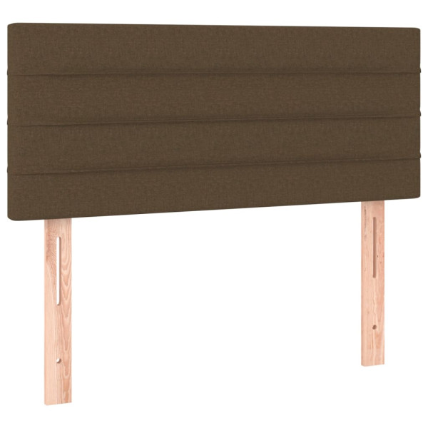 Wezgłowie Brąz 80 cm Tkanina Low vidaXL 380101