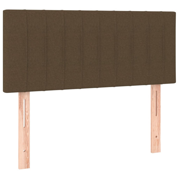 Wezgłowie Brąz 80 cm Tkanina Low vidaXL 616672