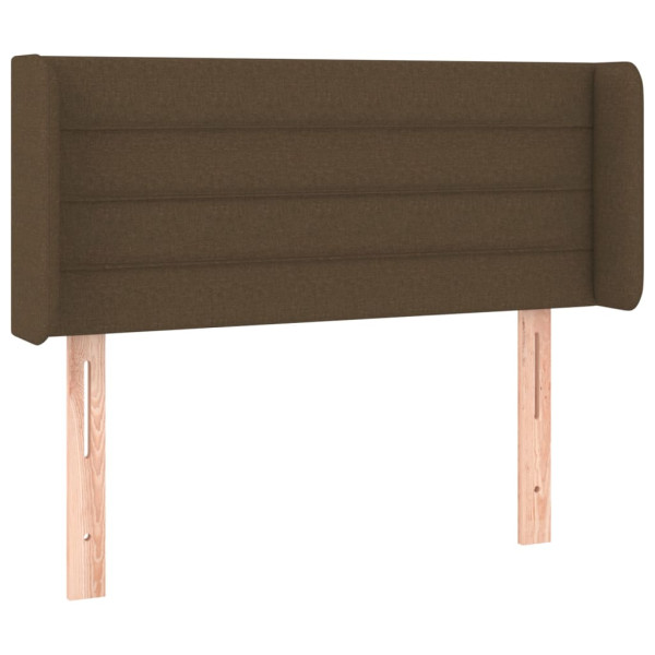 Wezgłowie Brąz 83 x 16 x 78/88 cm Tkanina vidaXL 521295