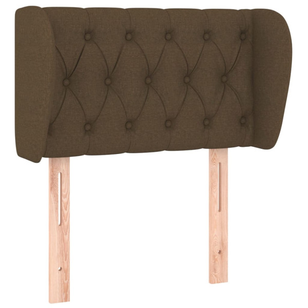 Wezgłowie Brąz 83 x 23 x 78/88 cm Tkanina vidaXL 521379