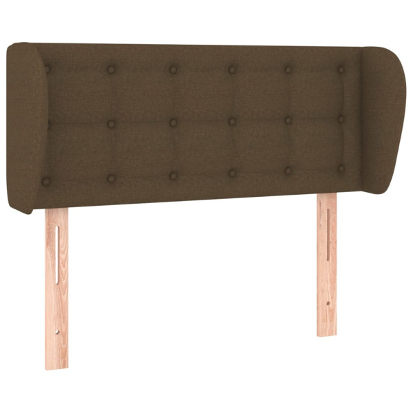 Wezgłowie Brąz 83 x 23 x 78/88 cm Tkanina vidaXL 380756