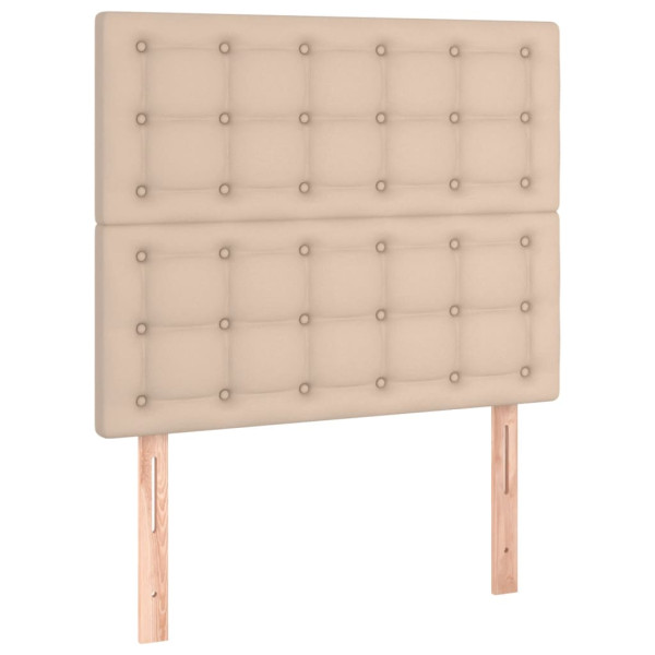 Wezgłowie Brąz 90 x 5 x 118/128 cm Sztuczna skóra vidaXL 535539