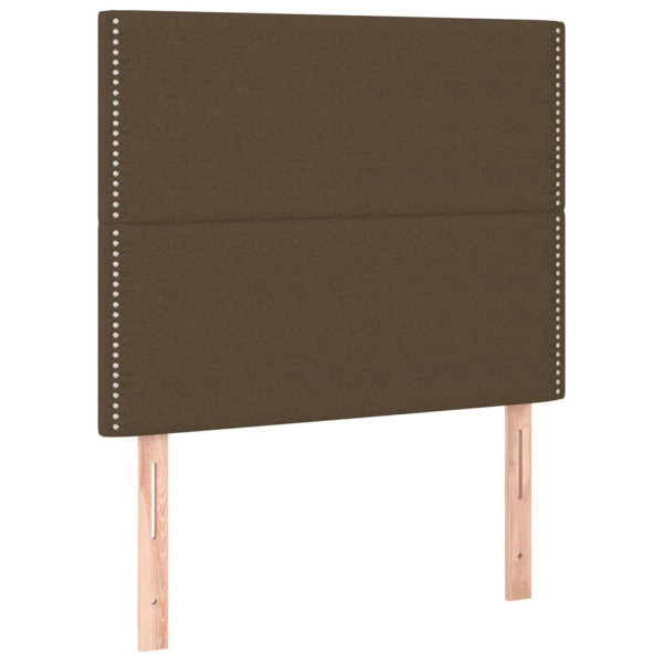 Wezgłowie Brąz 90 x 5 x 118/128 cm Tkanina vidaXL 536203