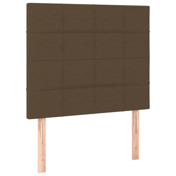 Wezgłowie Brąz 90 x 5 x 118/128 cm Tkanina vidaXL 536221