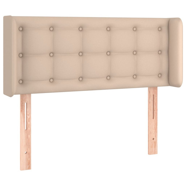 Wezgłowie Brąz 93 x 16 x 78/88 cm Sztuczna skóra vidaXL 521191
