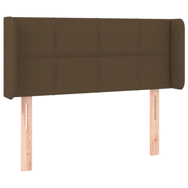 Wezgłowie Brąz 93 x 16 x 78/88 cm Tkanina vidaXL 521367