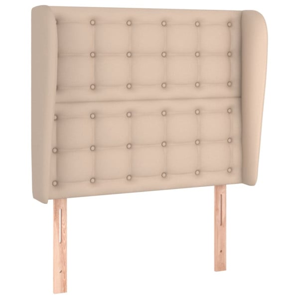 Wezgłowie Brąz 93 x 23 x 118/128 cm Sztuczna skóra vidaXL 521394