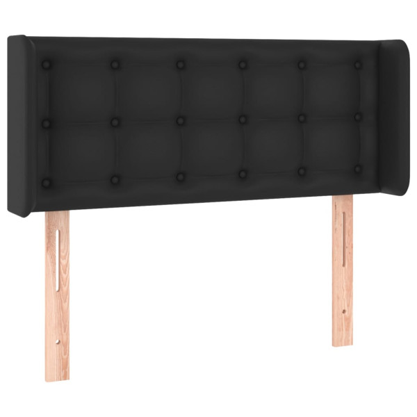 Wezgłowie Czarny 103 x 16 x 78/88 cm Sztuczna skóra vidaXL 520915