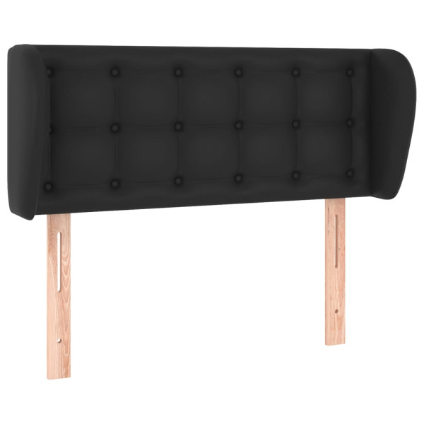 Wezgłowie Czarny 103 x 23 x 78/88 cm Sztuczna skóra vidaXL 521307