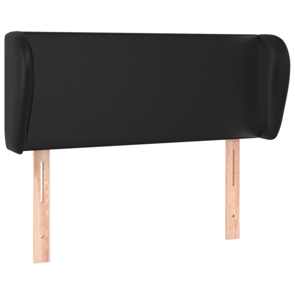 Wezgłowie Czarny 103 x 23 x 78/88 cm Sztuczna skóra vidaXL 520949