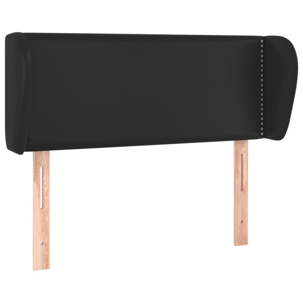 Wezgłowie Czarny 93 x 23 x 78/88 cm Sztuczna skóra vidaXL 503301