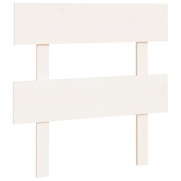 Wezgłowie łóżka Biały 103.5 x 81 cm Pine Wood vidaXL 514883