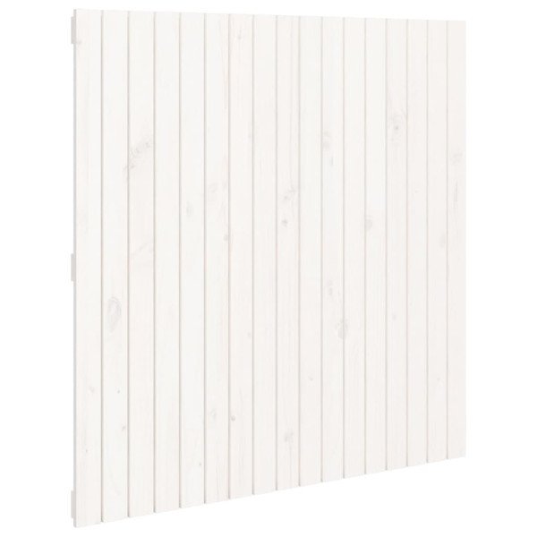 Wezgłowie łóżka Biały 108 x 110 cm Pine Wood vidaXL 523430
