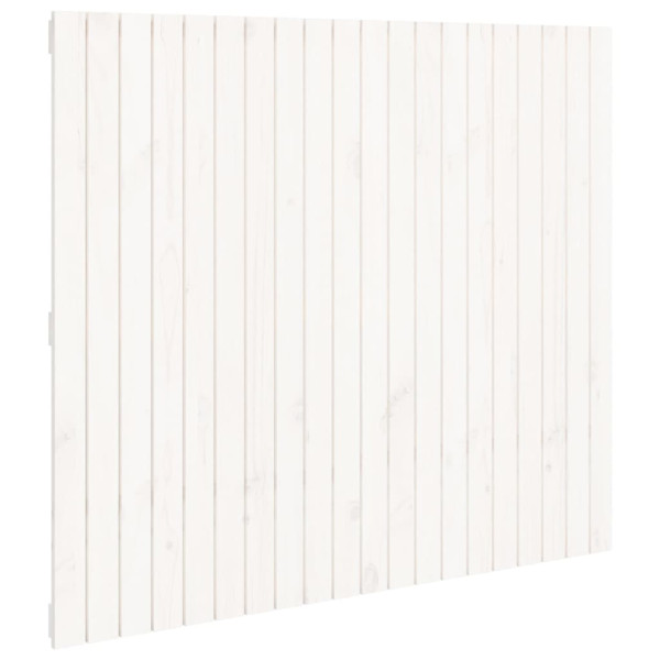Wezgłowie łóżka Biały 127.5 x 110 cm Pine Wood vidaXL 527548