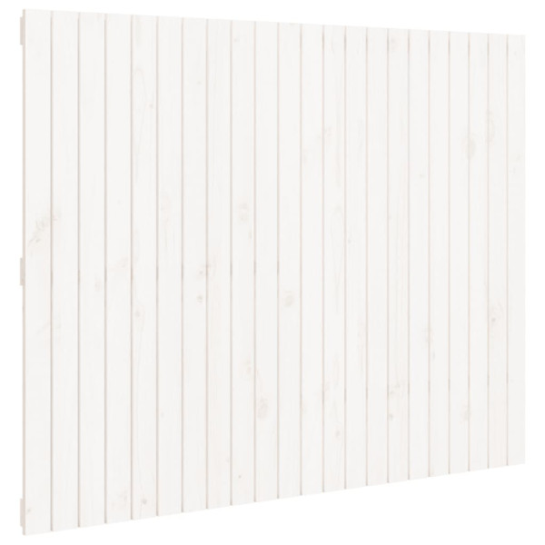 Wezgłowie łóżka Biały 140 x 110 cm Drewno vidaXL 522103
