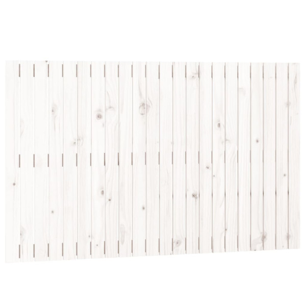 Wezgłowie łóżka Biały 140 x 90 cm Drewno sosnowe vidaXL 521946