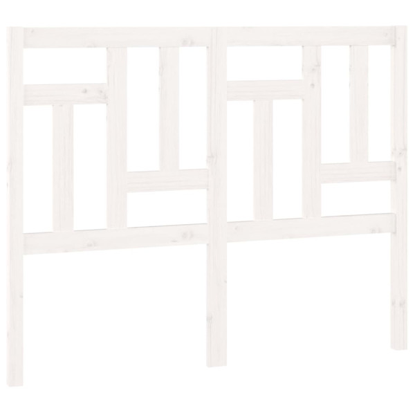 Wezgłowie łóżka Biały 145.5 x 100 cm Drewno sosnowe vidaXL 515160