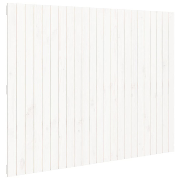 Wezgłowie łóżka Biały 146.5 x 110 cm Drewno sosnowe vidaXL 527519