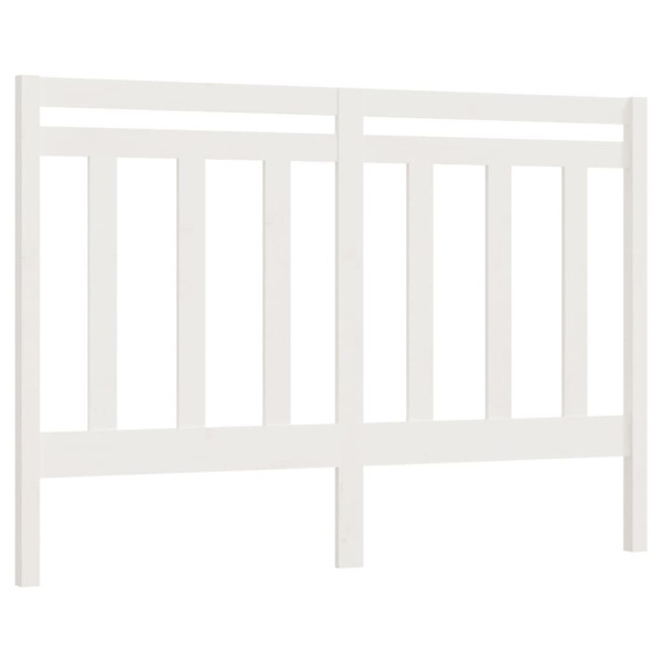 Wezgłowie łóżka Biały 156 x 100 cm Drewno sosnowe vidaXL 514919
