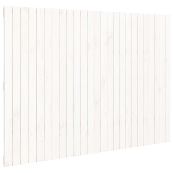 Wezgłowie łóżka Biały 159.5 x 110 cm Drewno sosnowe vidaXL 527636