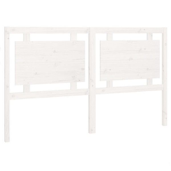 Wezgłowie łóżka Biały 165.5 x 100 cm Drewno sosnowe vidaXL 514995