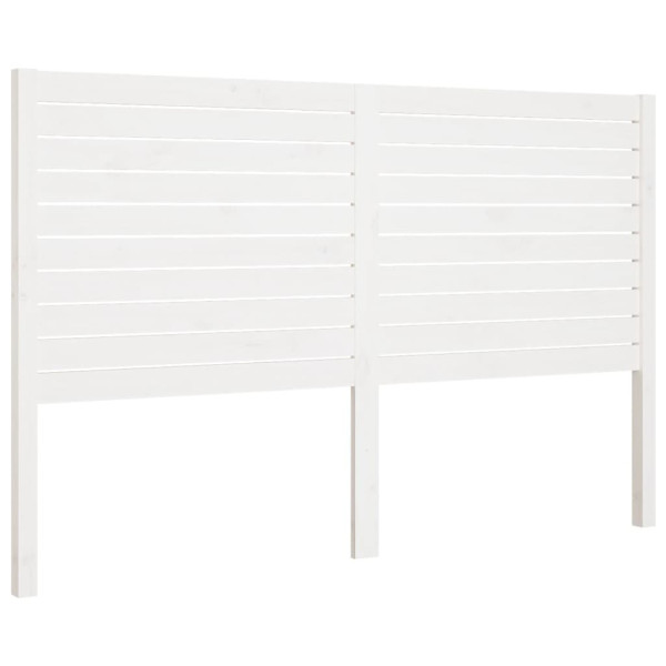 Wezgłowie łóżka Biały 166 x 100 cm Drewno sosnowe vidaXL 515338