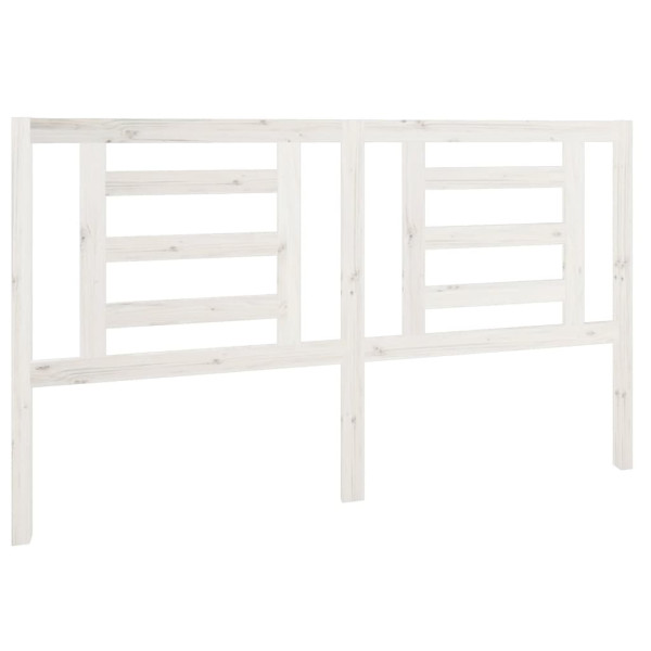 Wezgłowie łóżka Biały 166 x 100 cm Drewno sosnowe vidaXL 497107
