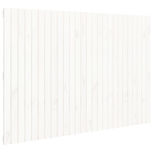 Wezgłowie łóżka Biały 166 x 110 cm Drewno sosnowe vidaXL 522075