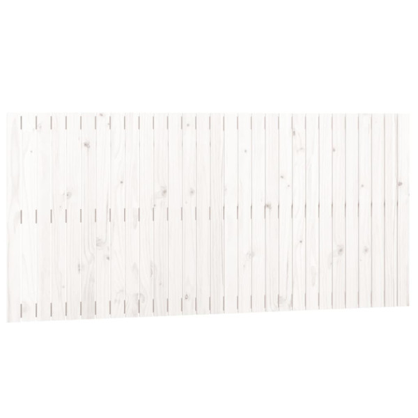 Wezgłowie łóżka Biały 185 x 90 cm Pine Wood vidaXL 527457