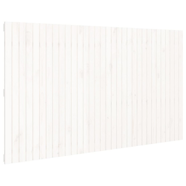 Wezgłowie łóżka Biały 204 x 110 cm Drewno sosnowe vidaXL 522148