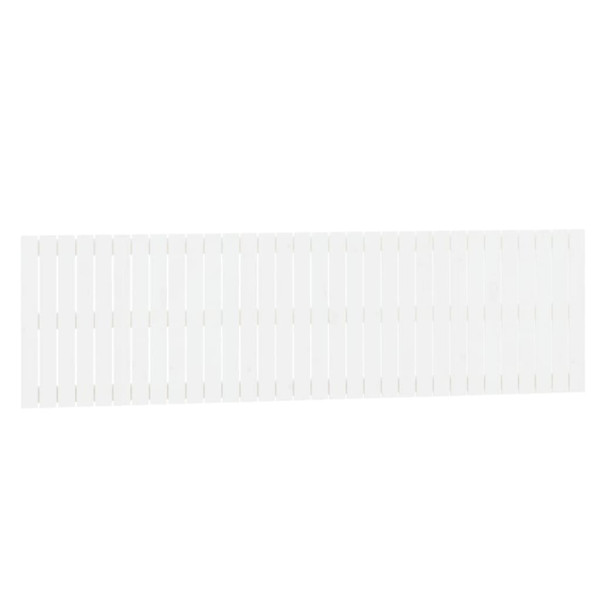 Wezgłowie łóżka Biały 204 x 60 cm Pine Wood vidaXL 521939