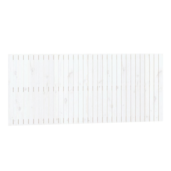Wezgłowie łóżka Biały 204 x 90 cm Pine Wood vidaXL 522066