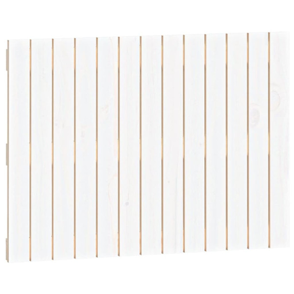 Wezgłowie łóżka Biały 82.5 x 60 cm Pine Wood vidaXL 527603
