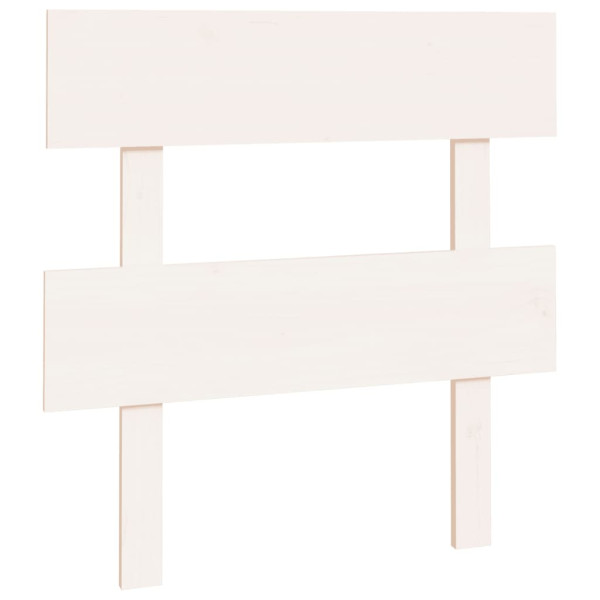 Wezgłowie łóżka Biały 93.5 x 81 cm Pine Wood vidaXL 515306