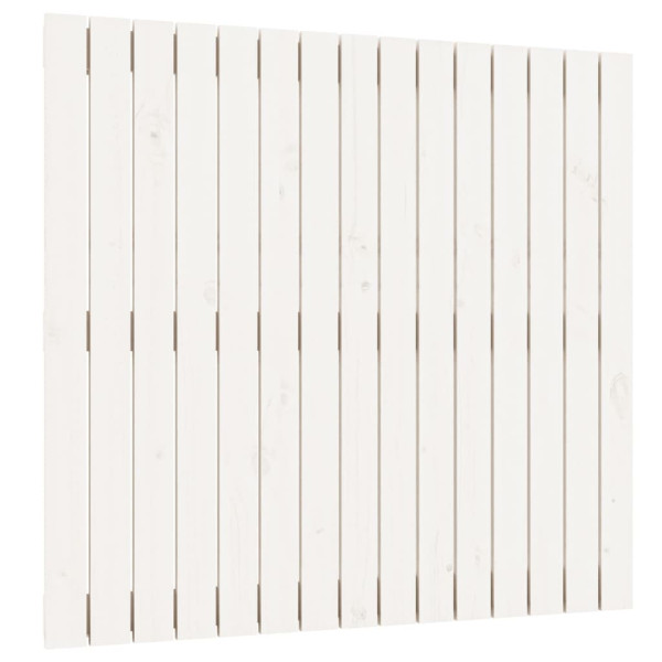 Wezgłowie łóżka Biały 95.5 x 90 cm Pine Wood vidaXL 517555