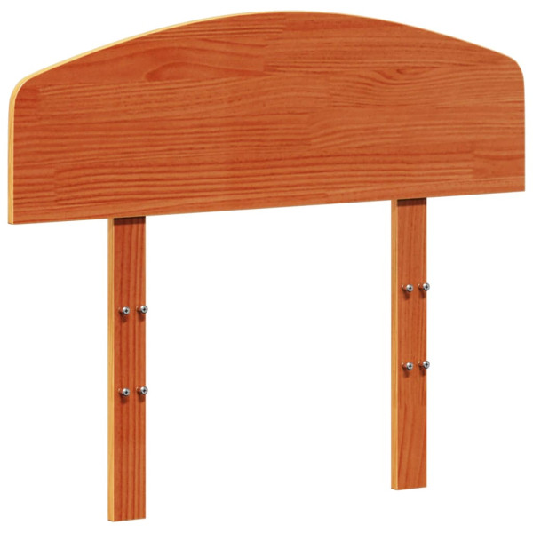 Wezgłowie łóżka Brąz 100 cm Drewno sosnowe vidaXL 514803