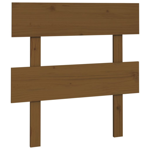 Wezgłowie łóżka Brąz 103.5 x 81 cm Drewno sosnowe vidaXL 515207