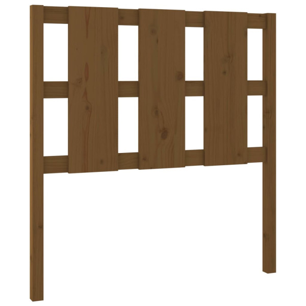 Wezgłowie łóżka Brąz 105.5 x 100 cm Drewno sosnowe vidaXL 514149
